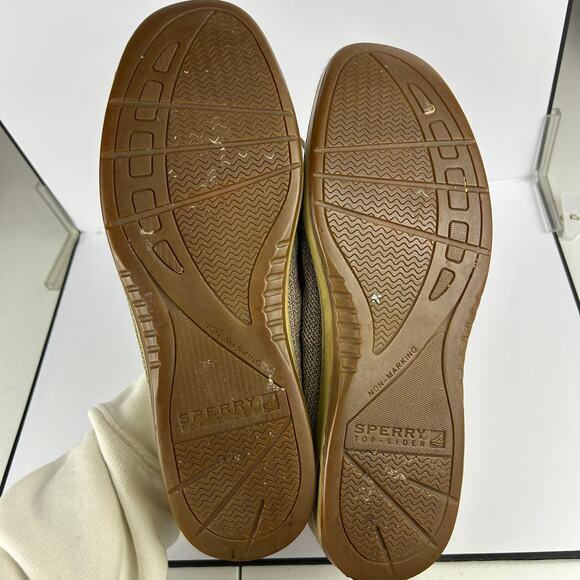 Sperry Top-Sider Angelfish Boat Shoes – Tan Leather, Size 10 - Picture 7 of 8